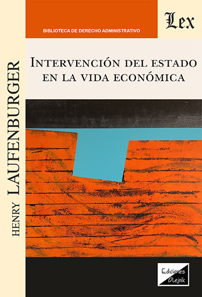 Cover des Buchs: Intervención del estado en la vida económica