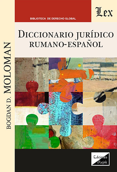 Cover of book: Diccionario jurídico rumano-español
