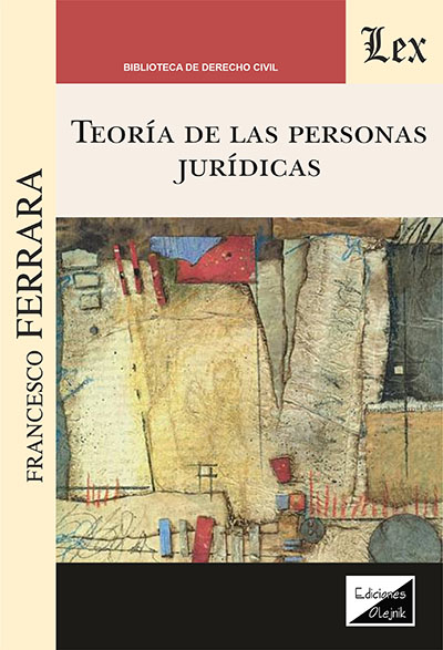 Cover of book: Teoría de las personas juridicas