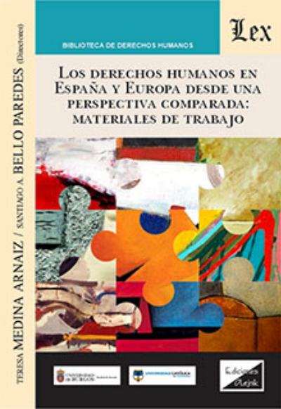 Cover of book: Derechos humanos en España y Europa desde una perspectiva comparada