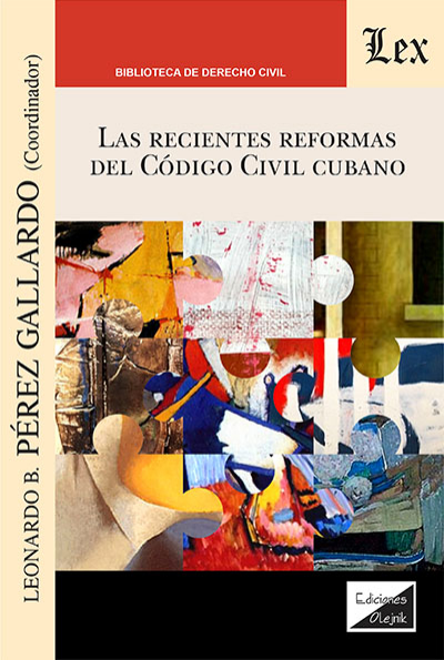 Cover des Buchs: Recientes reformas al codigo civil cubano