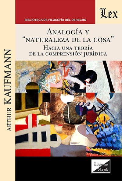 Cover of book: Analogía y naturaleza de la cosa