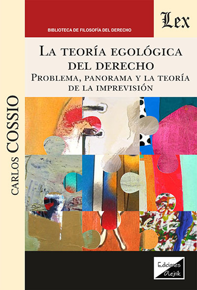 Cover of book: Teoría egológica del derecho