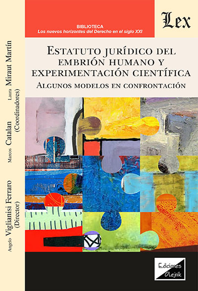 Cover des Buchs: Estatuto juridico del embrión humano y