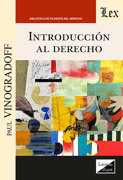 Cover des Buchs: Introducción al derecho