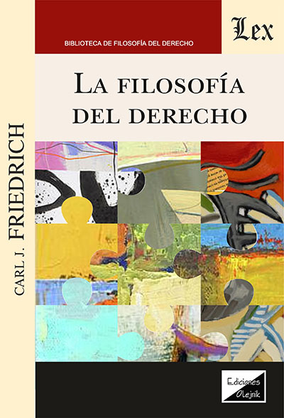 Cover des Buchs: Filosofía del derecho, La