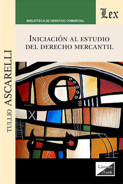 Cover of book: Iniciación al estudio del derecho mercantil