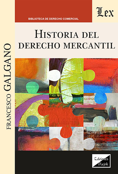 Cover of book: Histora del derecho mercantil