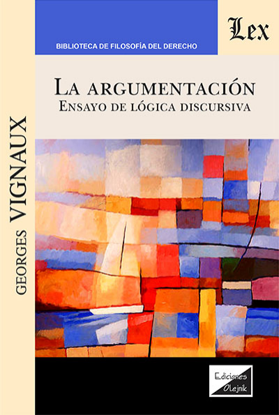 Cover des Buchs: Argumentación. Ensayo de lógica discursiva
