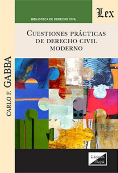 Cover des Buchs: Cuestiones práctica de derecho civil moderno