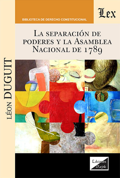 Cover of book: Separación de poderes y la asamblea
