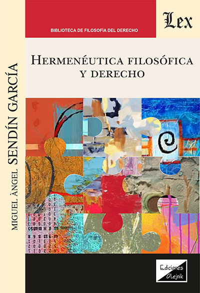 Cover of book: Hermenéutica filosófica y derecho