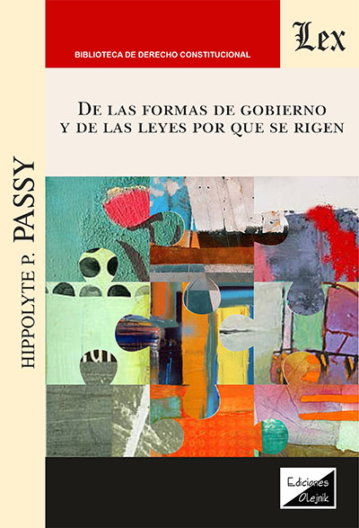 Cover of book: De las formas de gobierno y de las leyes por que se rigen