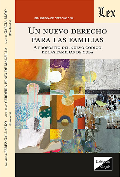 Cover of book: Un nuevo derecho para las familkias