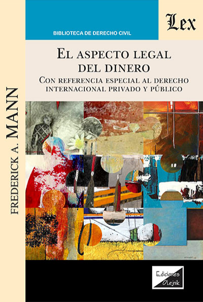 Cover des Buchs: Aspecto legal del dinero. Con especial referencia