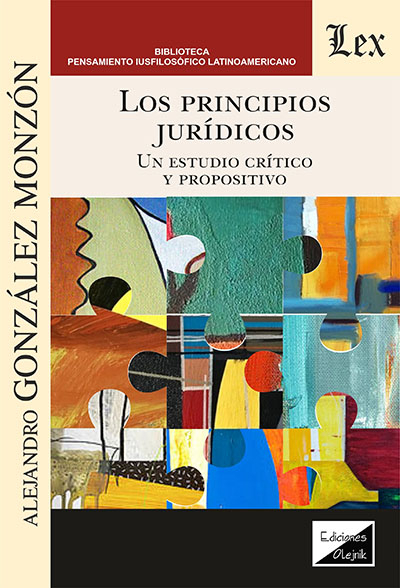 Cover of book: Principios juridicos. Un estudio crítico y propositivo