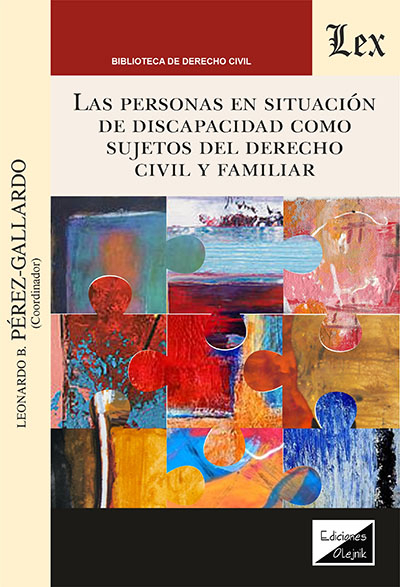 Cover of book: Personas en situación de discapacidad como sujetos del derecho civil y familiar