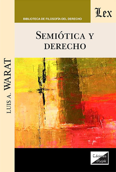 Cover of book: Semiótica y derecho