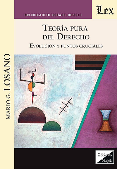 Cover of book: Teoría pura del derecho. Evolución y puntos cruciales