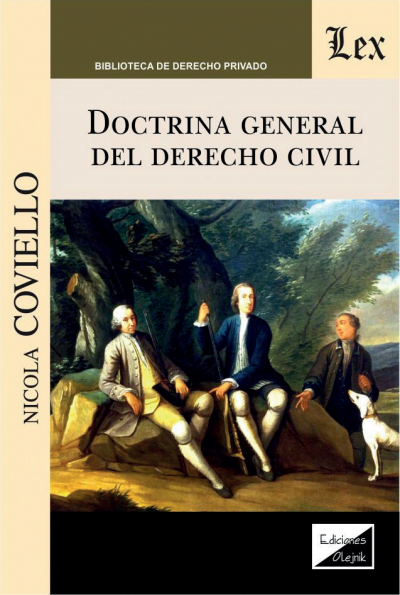 Cover des Buchs: Doctrina general del derecho civil
