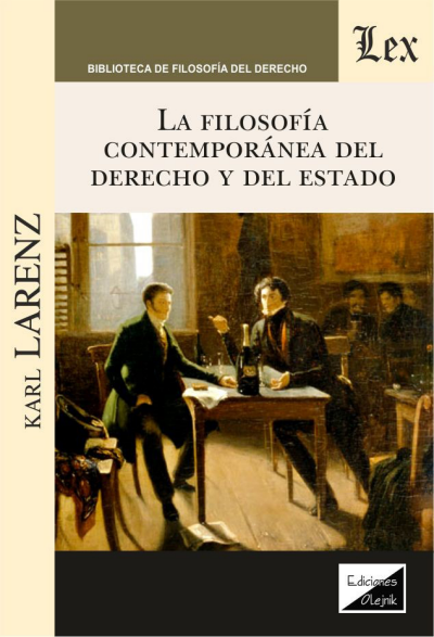 Cover of book: Filosofia contemporanea del derecho y del estado