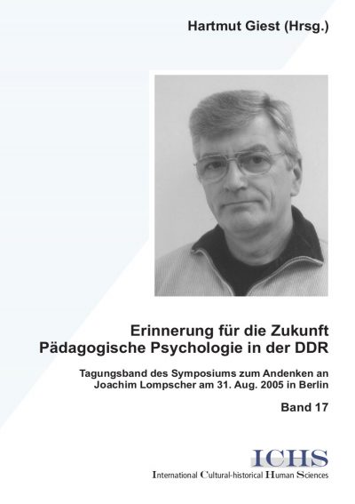 Cover des Buchs: Erinnerungen für die Zukunft - Pädagogische Psychologie in der DDR