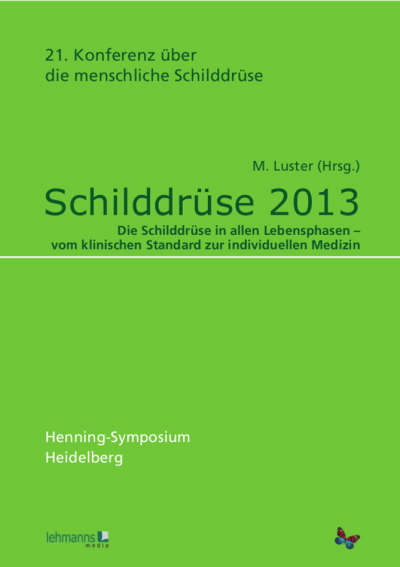 Cover des Buchs: Schilddrüse 2013. Henning-Symposium