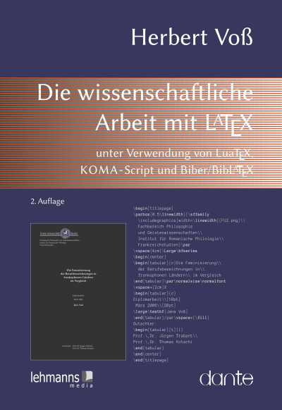 Cover des Buchs: Die wissenschaftliche Arbeit mit LaTeX