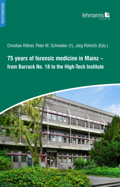 Cover of book: 75 years of forensic medicine in Mainz