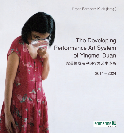 Cover of book: The Developing Performance Art System of Yingmei Duan 2014-2024