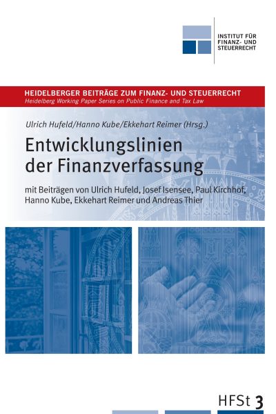 Cover des Buchs: Entwicklungslinien der Finanzverfassung