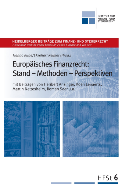 Cover of book: Europäisches Finanzrecht: Stand - Methoden - Perspektiven