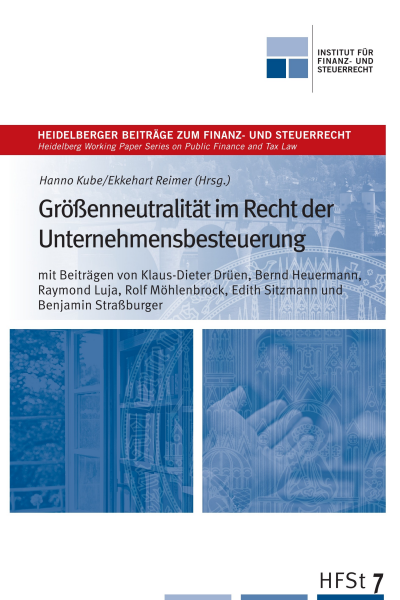 Cover of book: Größenneutralität im Recht der Unternehmensbesteuerung