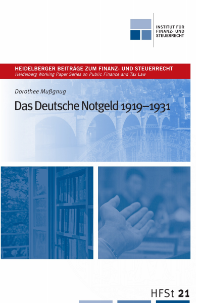 Cover of book: Das Deutsche Notgeld 1919-1931
