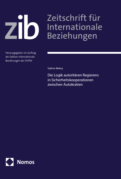 Cover of Volume: ZIB Zeitschrift für Internationale Beziehungen Volume (2026), Issue