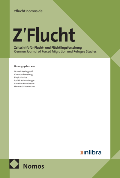 Cover der Ausgabe: Z'Flucht. Zeitschrift für Flucht- und Flüchtlingsforschung Jahrgang (2026), Heft